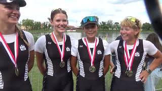 Zuzanna Czaja, Martyna Palonek, Amelia Klimczyk i Laura Gosztyła mistrzyniami Polski juniorek w JW4X