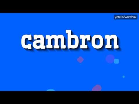 CAMBRON - HOW TO PRONOUNCE IT!?