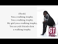 Hood Celebrityy - Walking Trophy (Lyric Video)