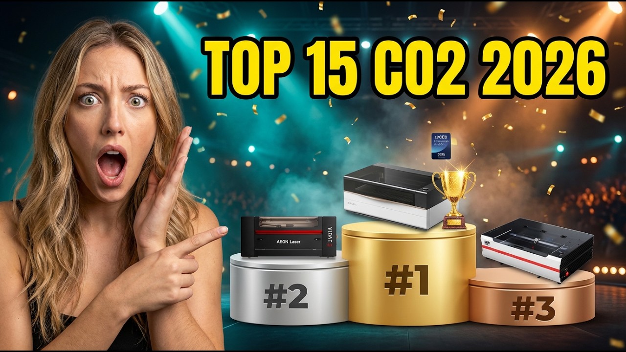 Las 15 MEJORES Máquinas Láser CO2 de 2026 | Ranking DEFINITIVO que NADIE te ha dado
