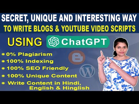 Secret Revealed - Chat GPT Se Unique & Interesting SEO Friendly Optimized Article Kaise Likhe (2024)
