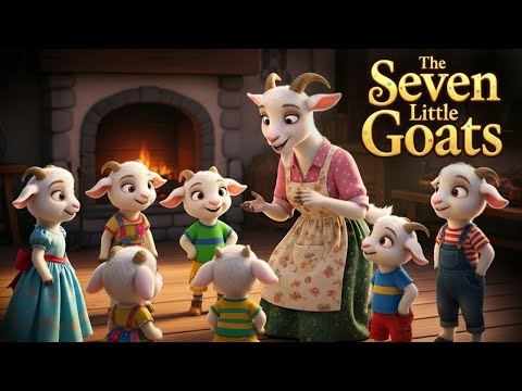 The Wolf and the Seven Little Goats Story | Bedtime Stories for Kids