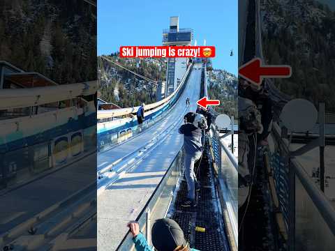 Skispringen hautnah! 😳 #Skispringen #vierschanzentournee #oberstdorf #fourhills