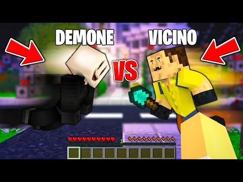 DEMONE CONTRO VICINO!! CHI VINCERÀ!? - Famiglia di Minecraft #56