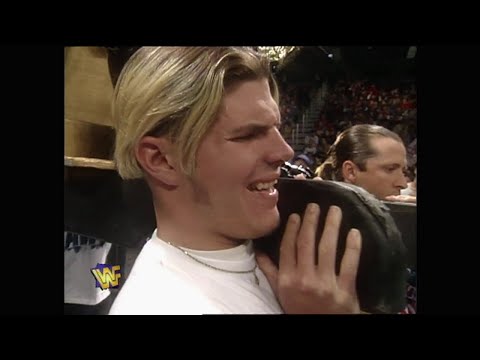 Jeff Hardy Struggles to carry 487 lb King Mabel to the Ring! 1996 (WWF)