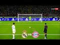Real Madrid vs Bayern Munich - Penalty Shootout | Champions League 2024 Semi Final | PES Gameplay
