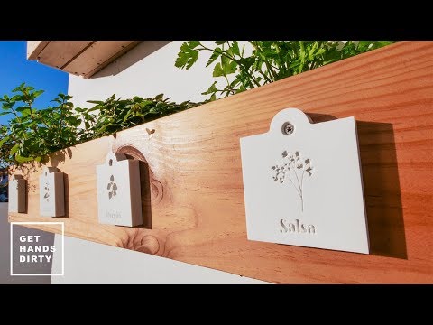 Make Planter Boxes with 3D Carved Labels // Easel Pro