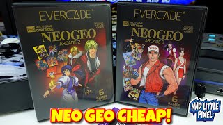Have Neo Geo At Home CHEAP! New Games For Your Evercade Console! Arcade 2 & 3 Unbox + Gameplay