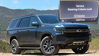 “Service Steering Column Lock” warning in Chevy Tahoe
