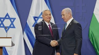 Orban and Netanyahu news conference as Israeli PM defies ICC warrant