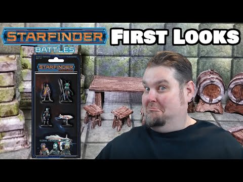 Starfinder Battles Miniatures First Look --- Iconic Heroes 1