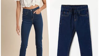 पुराने low waist jeans को high waist jeans में बदले आसानी से,Convert low waist jeans into high waist