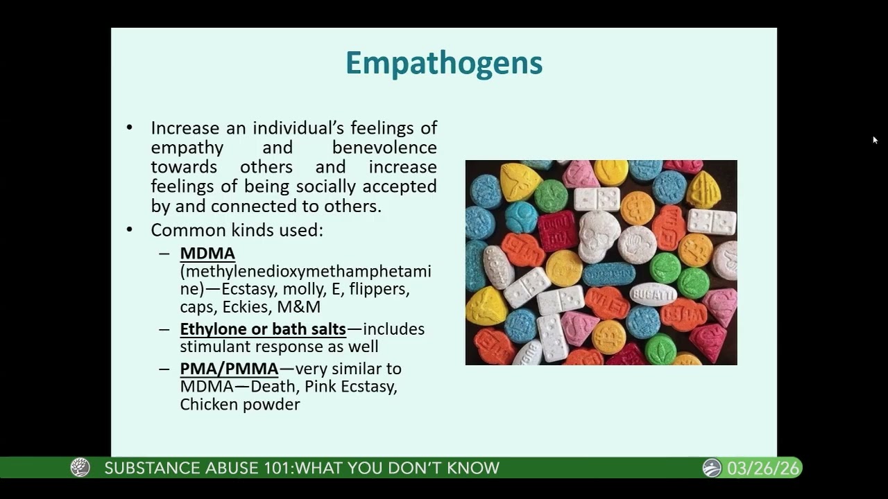 Substance Abuse 101: What You Don't Know, March 26, 2026
