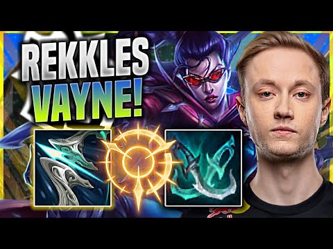REKKLES CHILLING WITH VAYNE GALEFORCE! - G2 Rekkles Plays Vayne ADC vs Varus! | Season 11