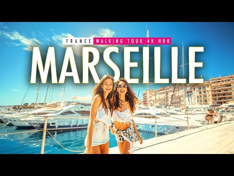 Exploring Marseille, France | 4k60 HDR Walking Tour | European Walking Tours