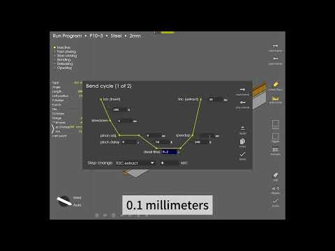 Software operation TPM8 14 Bend cycle modification