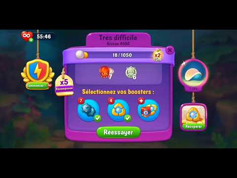 fishdom level 4066 / niveau 4066 boosters