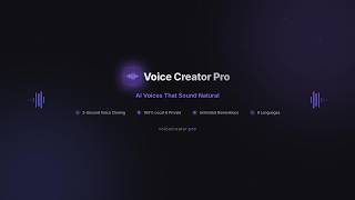 Voice Creator Pro: Clone or Design Voices Locally