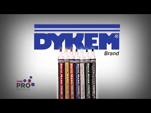 DYKEM BRITE-MARK PAINT MARKER / VALVE ACTION: The general purpose permanent Marker