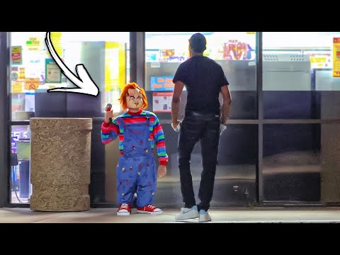 Midget Chucky Terrorizes The Hood On Halloween! (GONE WRONG!)