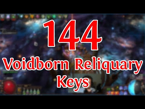 Opening 144 Voidborn Reliquary Keys - The Search for Foil Mageblood - Path of Exile 3.20