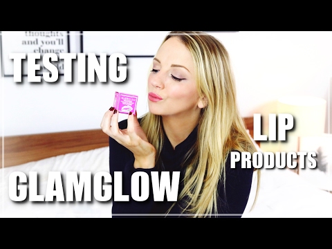 Glamglow POUTMUD, Plumprageous Lip Treatment & Fizzy Lip Exfoliator Tested | Paula Holmes
