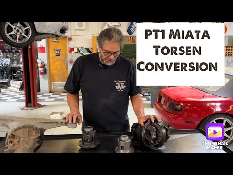 Miata Differential the wrong way, torsen swap. Spec Miata, Autocross, MX5, Track car