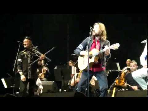 Goran Bregovic with Eugene, Sergei and Yuri from Gogol Bordello - Paris 2013