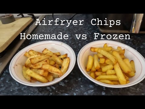 Airfryer Chips: Homemade vs Frozen