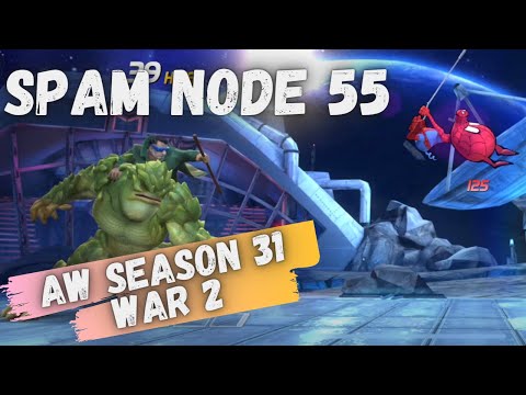 Alliance War Season 31 War 2 - SSx-1 vs STKAG - Moleman, Man Thing - Marvel Contest of Champions
