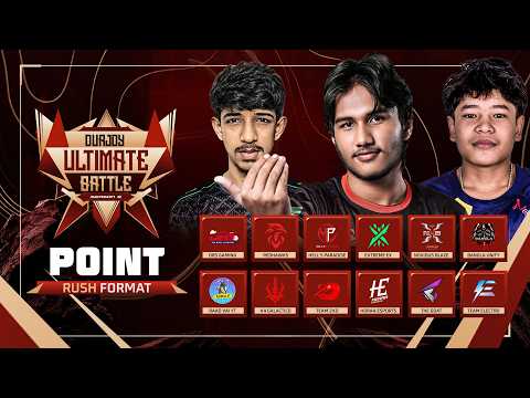 [🔴LIVE] DURJOY ULTIMATE BATTLE S-2 || POINT RUSH || FT.‪‪‪‪ @raadvaiyt829 @KUTTUSH-u5r