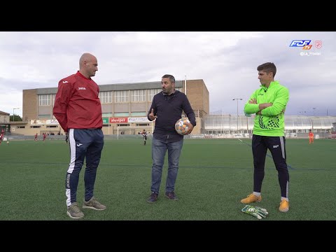 Entrevistes entrenador CF Balaguer, David Biosca; i jugador Alfred Peguero - La Frontal