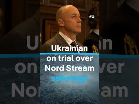 Ukrainian stands trial over Nord Stream bombing | DW News