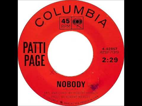Nobody ~ Patti Page (1963)