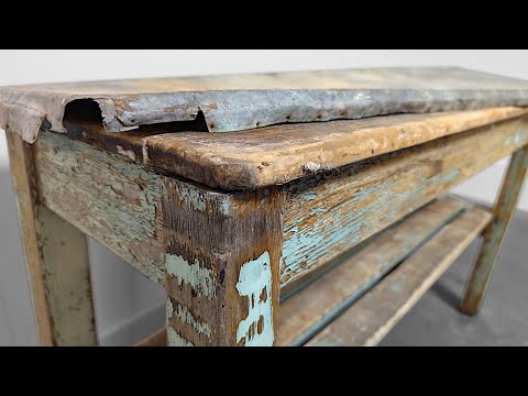 ROTTEN table RESTORED - A spiders graveyard