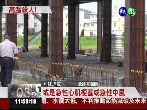 工人熱昏倒!? 遭砂輪機切胸亡