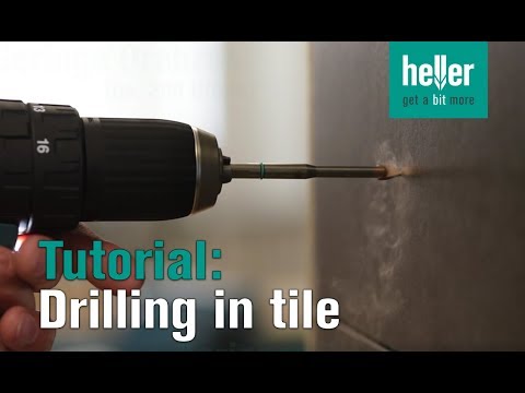 Tutorial: How to drill in a tile #hellertv #CeraExpert #ProXtreme #tiledrillbit