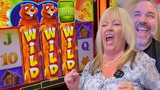 Lucky Lady Janet Gets The Beavers To Grow For A Big Win (Your Luck Has Arrived)