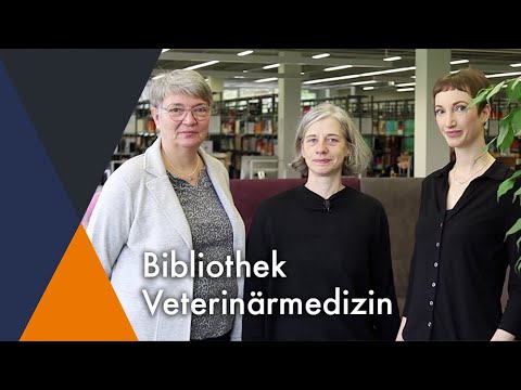 Tour durch die Bibliothek Veterinärmedizin