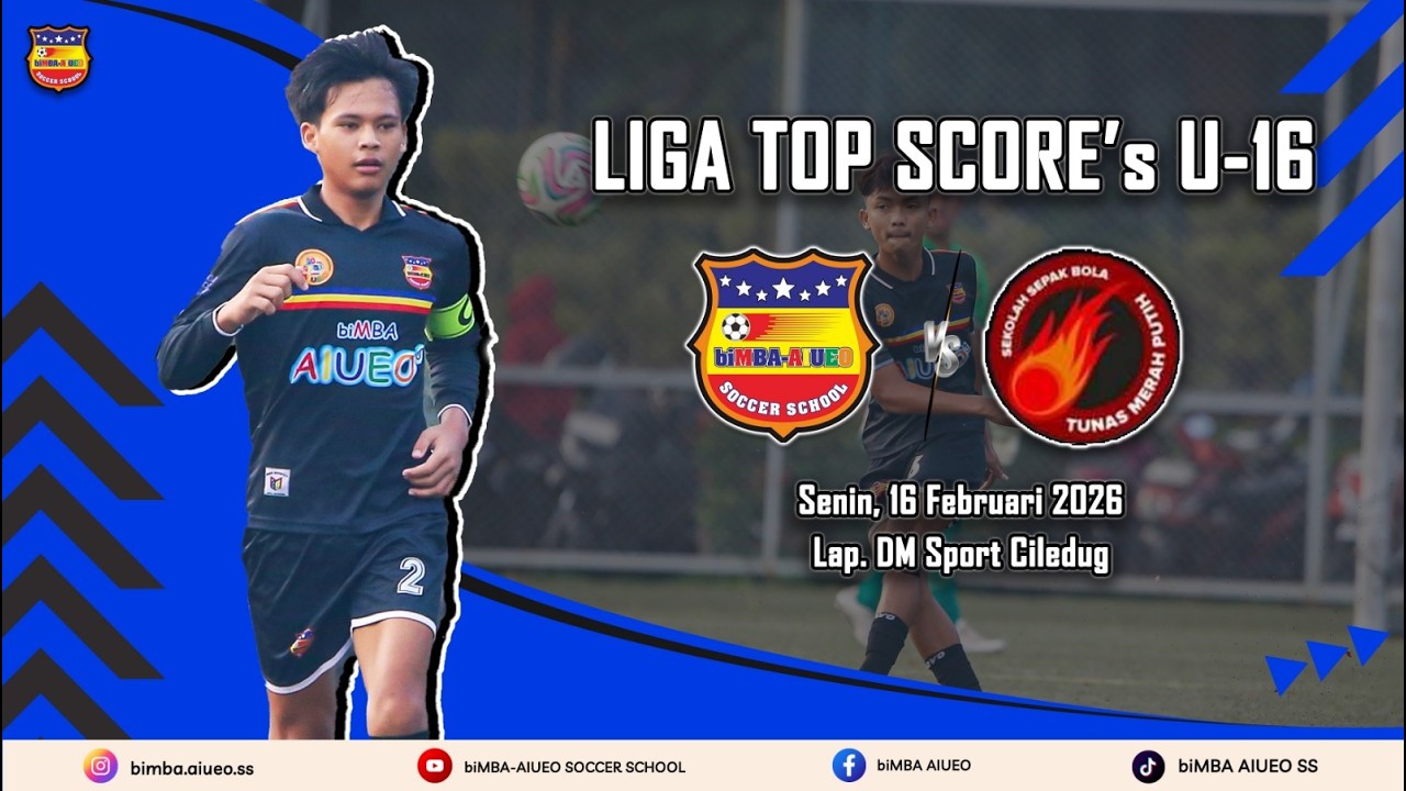 LTS 1 | LIGA TOP SKOR JAKARTA U16 | PEKAN 6 | biMBA AIUEO SS VS TMP MERAH
