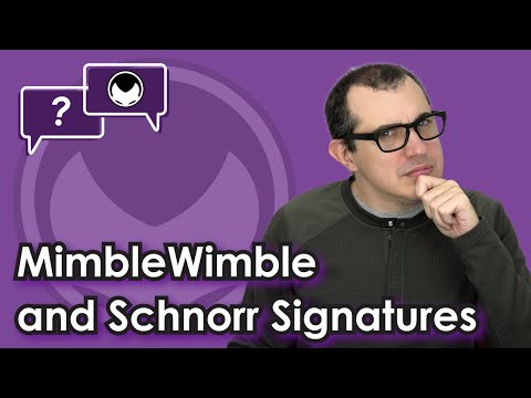 Bitcoin Q&A: MimbleWimble and Schnorr Signatures Video