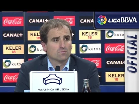 Rueda de Prensa de Arrasate tras el Real Sociedad (4-3) Celta de Vigo - HD