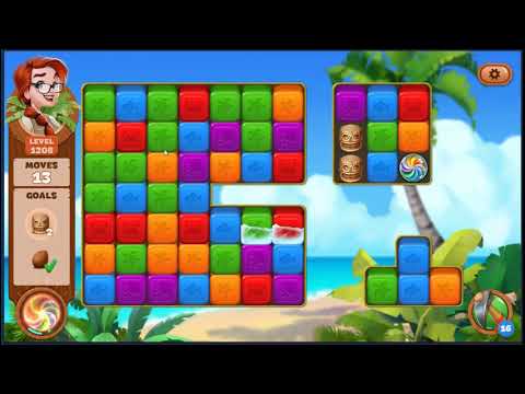 Lost Island Blast Adventure Level 1208 - NO BOOSTERS 🏝️ | SKILLGAMING ✔️