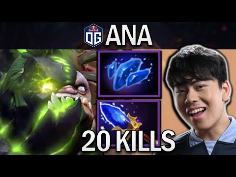 OG.ANA SMURF PUDGE WITH 20 KILLS & AGHANIMS SHARD - DOTA 2 7.31 GAMEPLAY