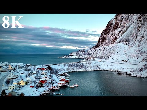 [8K] Reine, Lofoten, NORWAY 🇳🇴