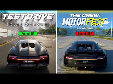 TDU Solar Crown vs The Crew Motorfest - Car Sound and Details Comparison