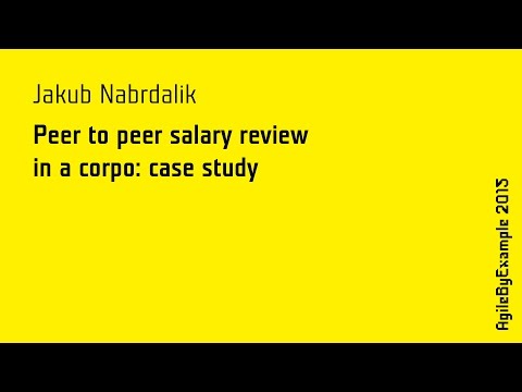 ABE15 Jakub Nabrdalik: Peer to peer salary review in a corpo: case study
