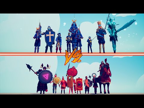 SHIELD TEAM vs SWORD TEAM - Totally Accurate Battle Simulator | TABS