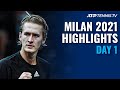 Korda Battles Gaston, Alcaraz and Musetti Also In Action | Next Gen Finals 2021 Day 1 Highlights
