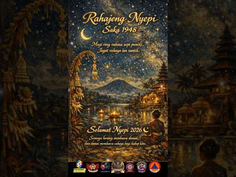 Selamat Nyepi 2026, Semoga hening membawa damai, dan damai membawa cahaya bagi hidup kita